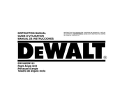 DeWalt DW160 Manual De Instrucciones