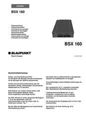 Blaupunkt BSX 160 Instrucciones De Montaje