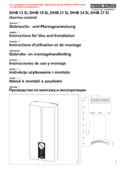 Stiebel Eltron DHB 21 Si Instrucciones De Uso