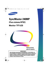 Samsung SyncMaster 240MP Manual De Instrucciones