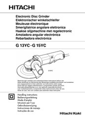 Hitachi Koki G15YC Instrucciones De Manejo