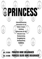 Princess 151934 Instrucciones De Uso