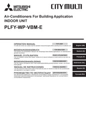 Mitsubishi Electric City Multi PLFY-WP40VBM-E Manual De Instrucciones