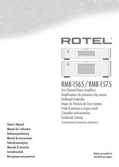 Rotel RMB-1575 Manual De Instrucciones