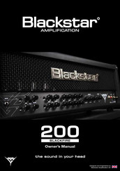 Blackstar Amplification Blackfire 200 Gus G Manual De Instrucciones