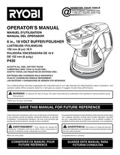 Ryobi P430 Manual Del Operador