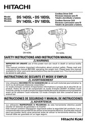 Hitachi DV 18DSL Manual De Instrucciones