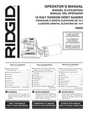 RIDGID R8606 Manual Del Operador