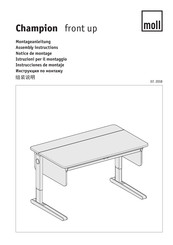 moll Champion front up Instrucciones De Montaje