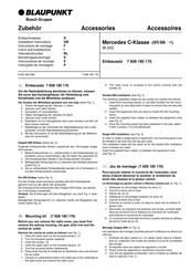 Blaupunkt 7 608 180 176 Instrucciones De Montaje