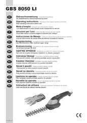 IKRA GBS 8050 LI Instrucciones De Manejo