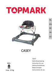 topmark CASEY Instrucciones De Uso