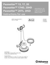 Nilfisk-Advance Pacesetter 20TS Instrucciones De Uso