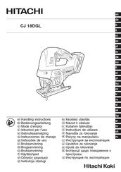 Hitachi CJ 18DGL Instrucciones De Manejo