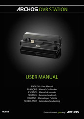 Archos DVR STATION Manual De Usuario