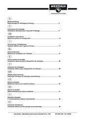 Westfalia 315 097 391 101 34/04 Instrucciones De Montaje