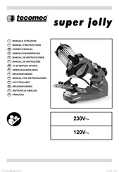 Tecomec Super Jolly Manual De Instrucciones