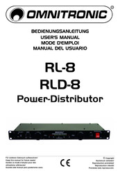 Omnitronic RLD-8 Manual Del Usuario