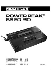 Multiple Awnings POWER PEAK B6 EQ-BID Instrucciones De Uso