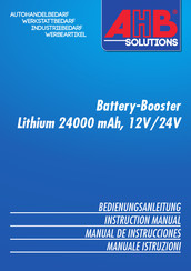 AHB Battery Booster 24000 Manual De Instrucciones