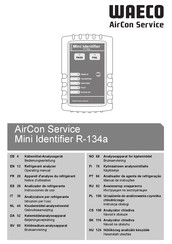 Waeco AirCon Service Center R-134a Instrucciones De Uso