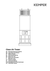 Kemper Clean Air Tower Manual De Uso