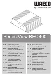 Waeco PerfectView REC 400 Instrucciones De Montaje