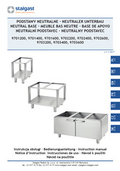 Stalgast 9703600 Instrucciones De Uso