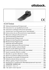 Ottobock 1C10 Terion Instrucciones De Uso