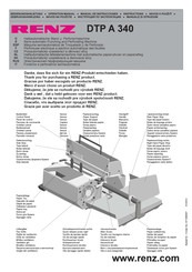 Renz DTP A 340 Manual De Instrucciones