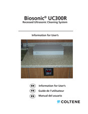 Coltene Biosonic UC300R Manual Del Usuario