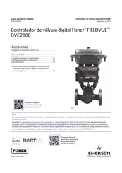 Emerson Fisher FIELDVUE DVC2000 Guia De Inicio Rapido