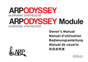 Korg ODYSSEY Manual De Usuario