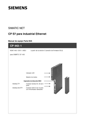 Siemens SIMATIC NET CP S7-400 CP 443-1 Manual De Equipo
