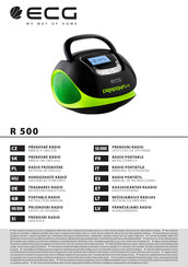 ECG R 500 Manual De Instrucciones