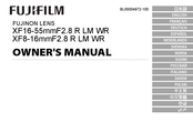 FujiFilm XF8-16mmF2.8 R LM WR Manual Del Propietário