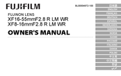 FujiFilm XF16-55mmF2.8 R LM WR Manual Del Propietário