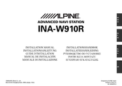 Alpine INA-W910R Manual De Instalación