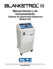 CSZ 233 Manual Técnico Y De Funcionamiento