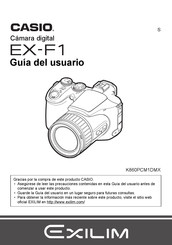 Casio EX-F1 Guia Del Usuario