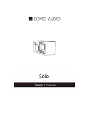 COMO AUDIO Duetto Manual Del Propietário