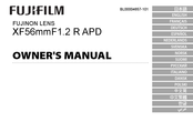 FujiFilm XF56mmF1.2 R Manual Del Propietário