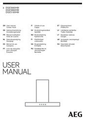 AEG DGE5660HM Manual De Uso