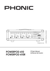 Phonic POWERPOD 410 Manual Del Usuario