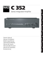 NAD C 352 Manual Del Usuario