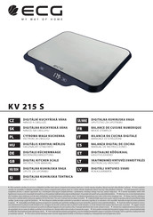 ECG KV 215 S Manual De Instrucciones