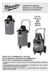 Milwaukee 8950 Manual Del Operador