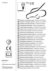 GGP ITALY SPA EL 380 Manual De Instrucciones