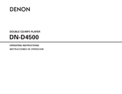 Denon DN-D4500 Instrucciones De Operación