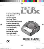 Eschenbach menas LUX Manual De Instrucciones